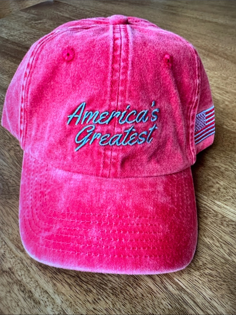 America's Greatest Pink Kids' Baseball Cap-1